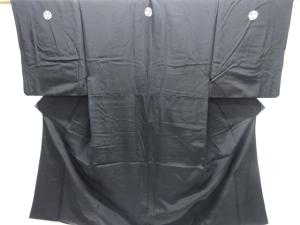 紋付羽二重男物着物アンサンブル